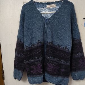 Fourth World 100% Cotton Heavy Zipper Sweater, Fits Up To 2xl